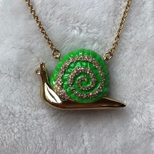 Kate Spade NWT lawn party snail necklace
